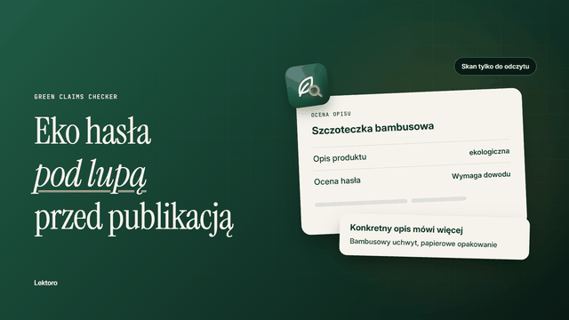 Popraw ryzykowne eko-deklaracje wg dyrektywy (UE) 2024/825